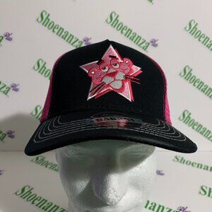 Headgear Classics Hat Pink Panther Star Star Black Trucker Snapback Dad Cap